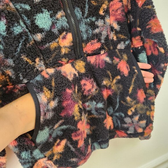 Prana Polar Escape Half Zip Jacket Fleece Sherpa Sweatshirt Cozy Hiking XS - Picture 5 of 10